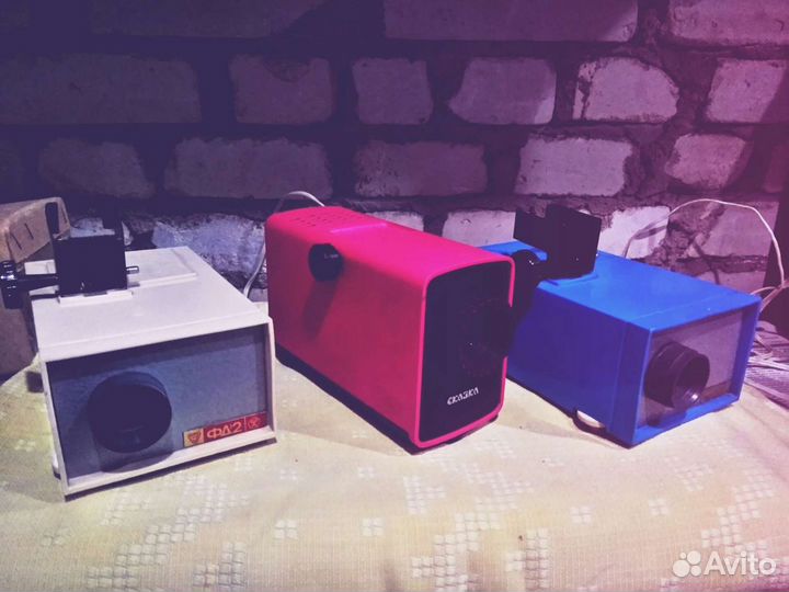 Фильмоскоп Сказка и фд2 (СССР) с диафильмами