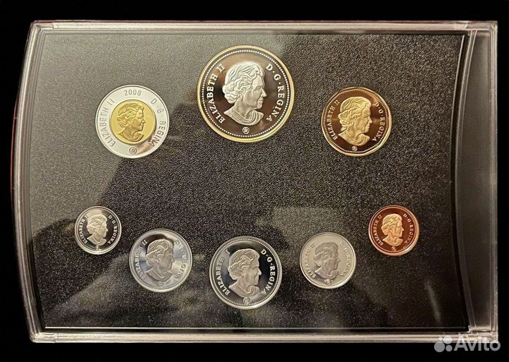 Канада набор монет 2008 серебро Proof
