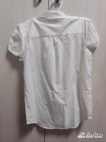 Блузка белая школьная 146