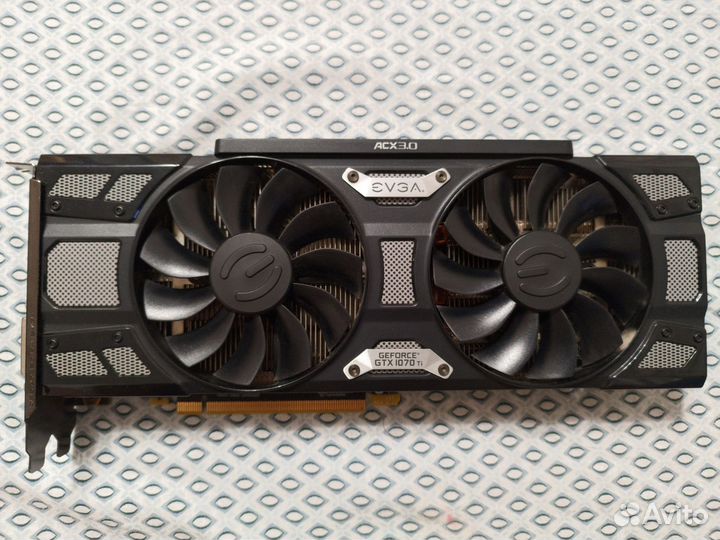 Видеокарта evga GeForce GTX 1070ti SC gaming