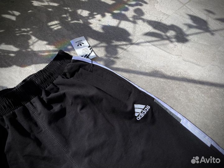 Штаны Adidas черные мужские новые