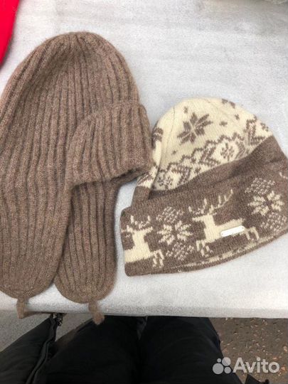 Носки шерстяные новогодние с оленями