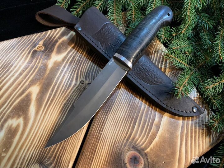 Нож охотничий сталь кованая Х12мф