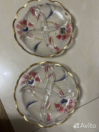 Блюдца красивые 2 шт