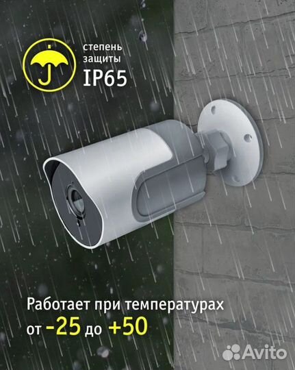 Умная камера видеонаблюдения IP65-WiFi