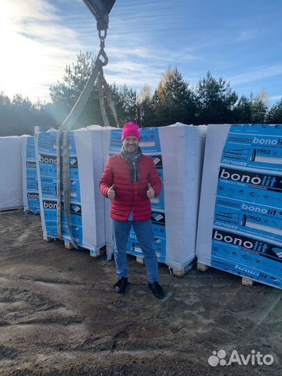 Газосиликатные газоблоки Бонолит