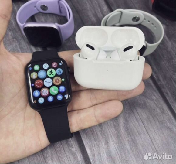 Набор Airpods Pro+Apple Watch 7