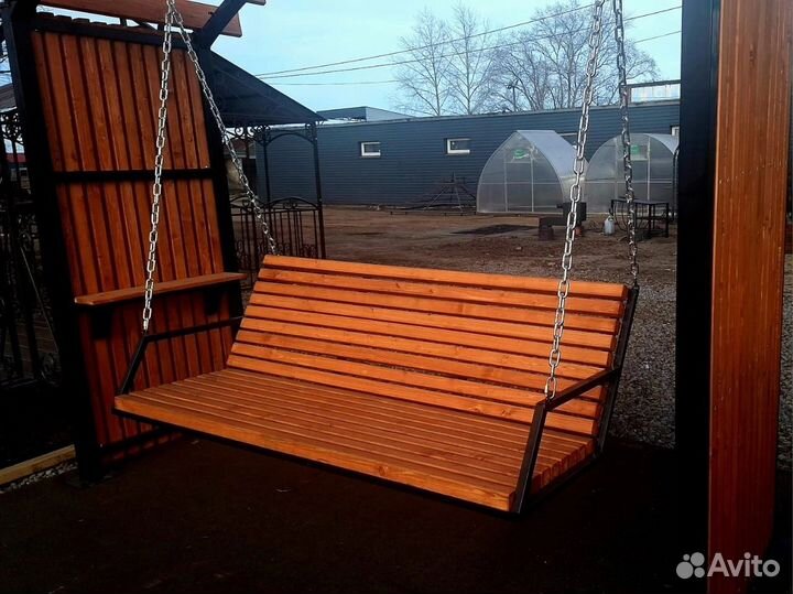 Качели с бруском