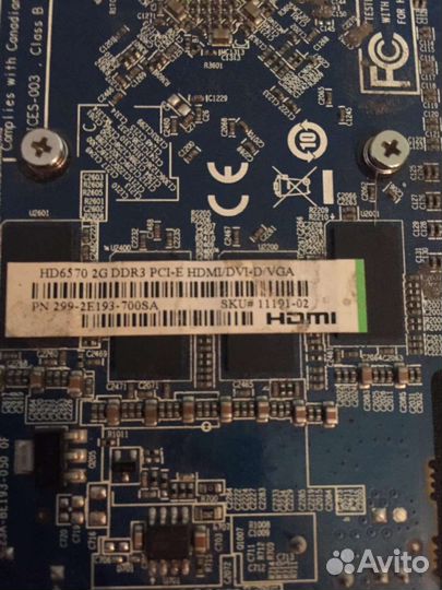 Видеокарта amd radeon HD 6570