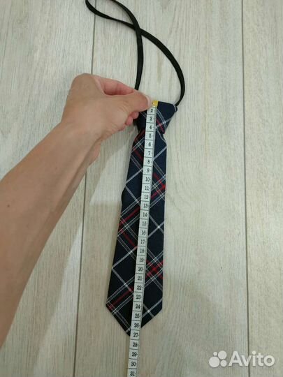 Галстук школьный 27 см