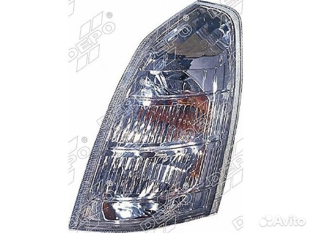 Указатель поворота угловой левый (темный) X-Trail