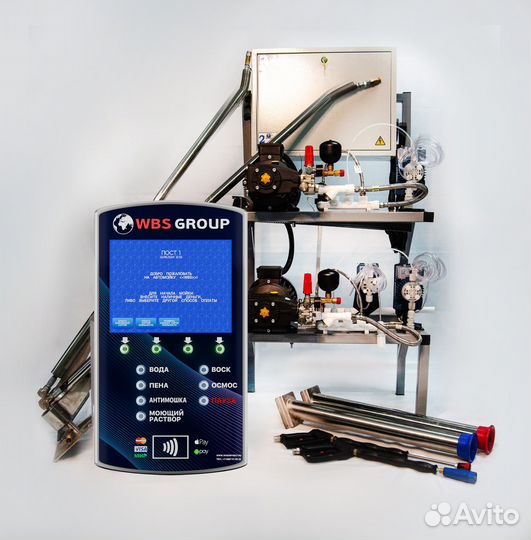 Мойка самообслуживания. Комплекты оборудования под