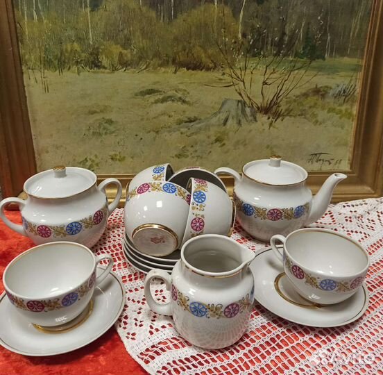 Чайный сервиз СССР пролетарий