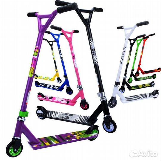 Трюковые самокаты в ассортименте