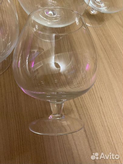 Бокалы для коньяка новые объем 0,6 л 6 штук