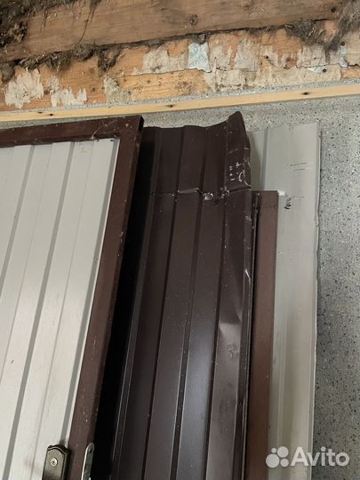 Ворота с калиткой распашные бу