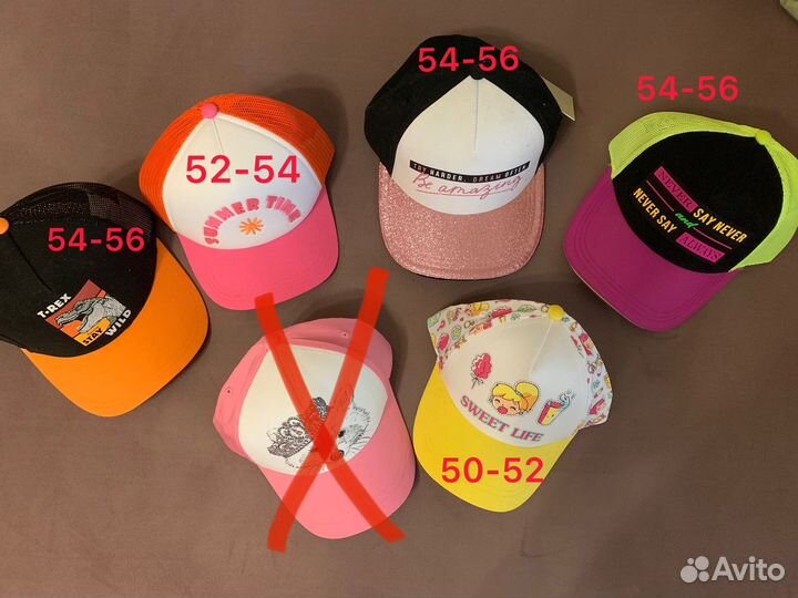 Кепки бейсболки новые