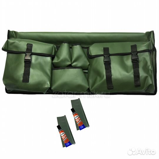 Органайзер сумка на борт лодки №1.5 зеленый
