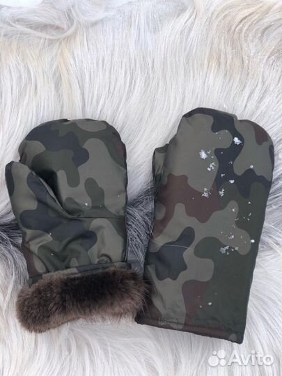 Рукавицы меховые мужские