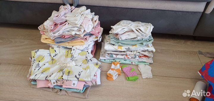 Пакет вещей для девочки подойдёт с рождения до65см
