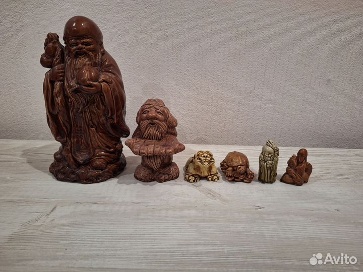 Фигурки нэцке, все что на фото