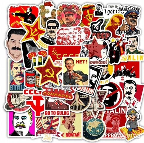 Наклейки стикеры Сталин СССР ussr союз купить в Москве | Хобби и отдых ...