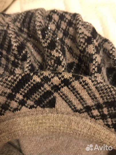 Вязанное женское кепи