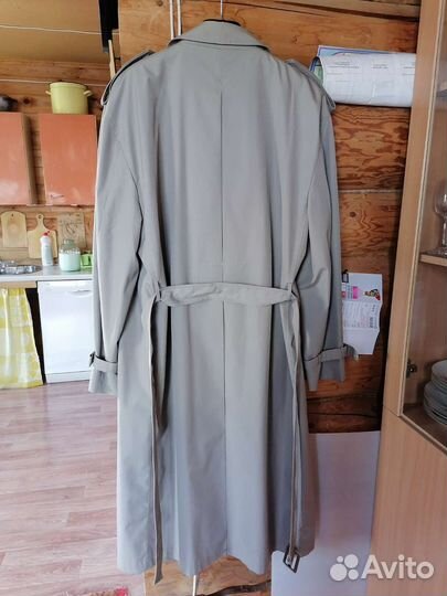 Плащ мужской длинный, ретро