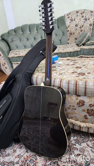 12 струнная электроакустическая гитара