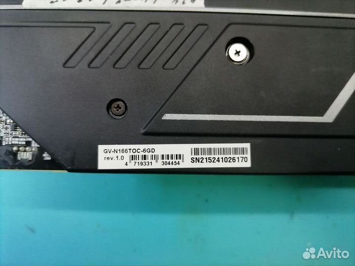 Видеокарта gigabyte GeForce GTX 1660 Ti OC GV-N166