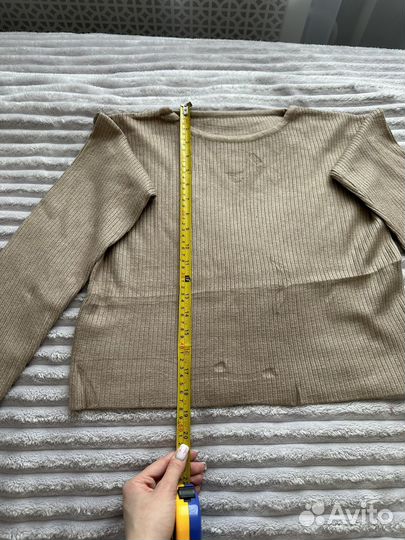 Тоикотажный костюм с укороченной кофтой