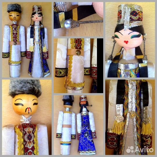 СССР куколки, сувениры, домино, медведь