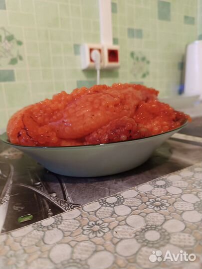 Икра, сырец кижуча