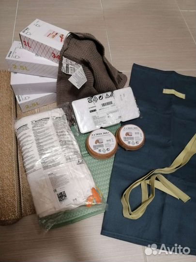 IKEA новое полотенце пакеты губки фартук