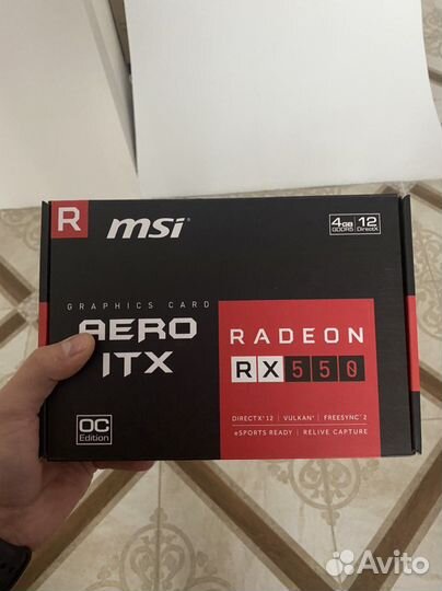 Rx550 4gb MSI
