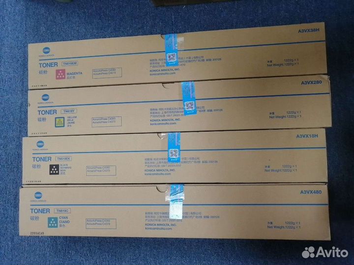 Тонеры TN-619cmyk Konica Minolta