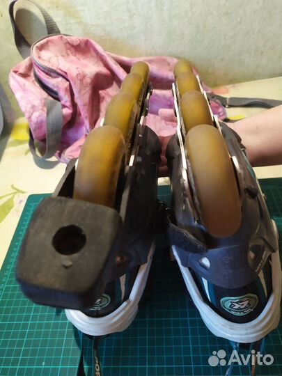 Роликовые коньки раздвижные 33-36 р-р