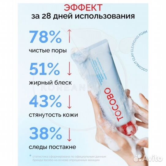 Пенка tocobo Coconut Clay Cleansing Foam