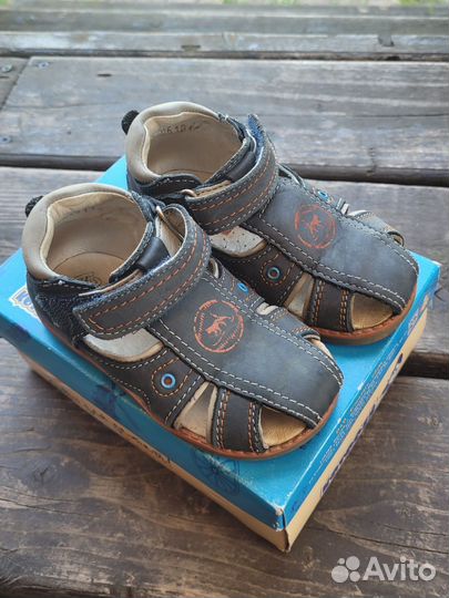 Сандали Котофей кожа синие