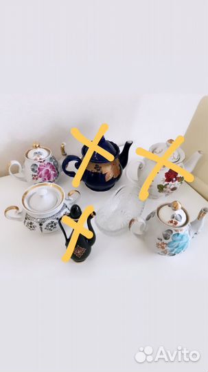 Советский фарфоровый чайник