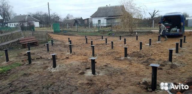 Винтовые сваи, фунтамент под ключ
