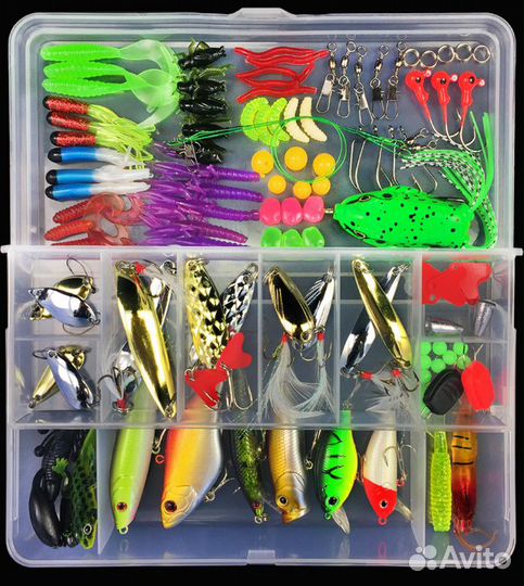 Рыболовный набор приманок 106 шт