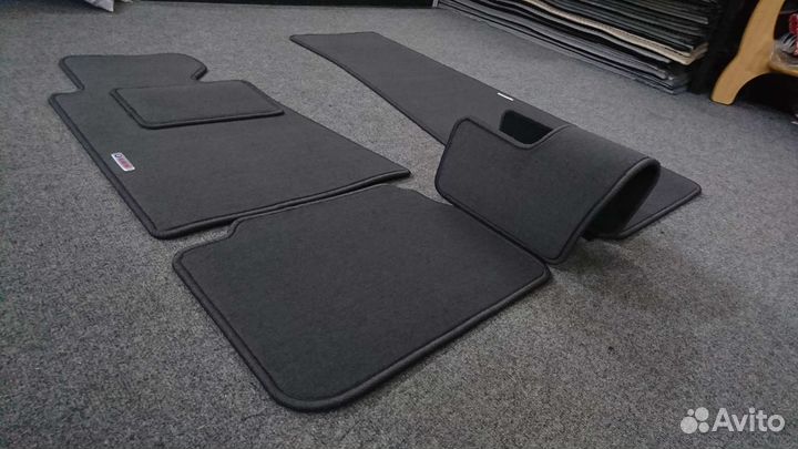 Автоковрики для BMW e34, серые