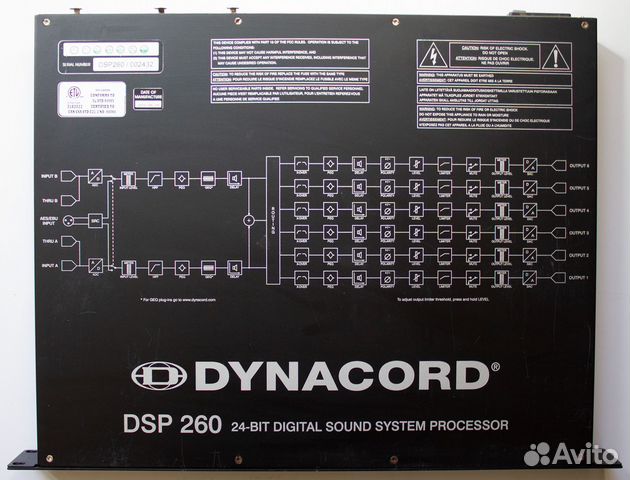 Акустический процессор Dynacord DSP 260