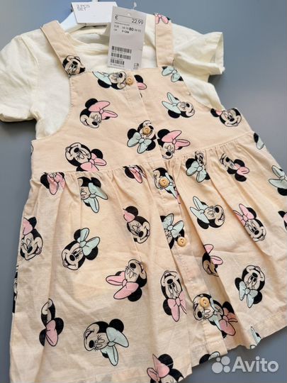 Сарафан на девочку Минни маус H&m 80