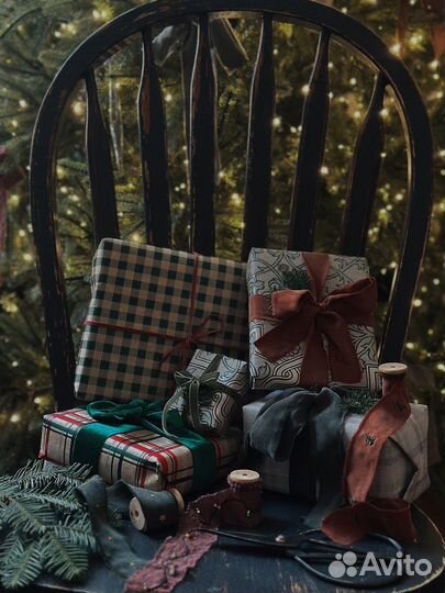 Ленты ручной работы для букетов и оформления