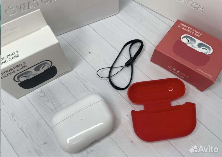 Новые AirPods Pro 2nd Premium на гарантии + чехол