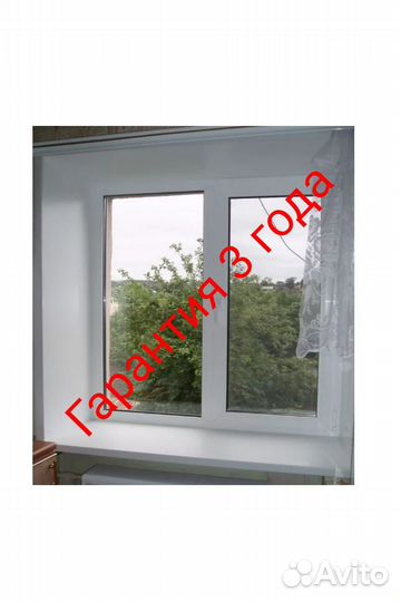 Пластиковое окно на кухню