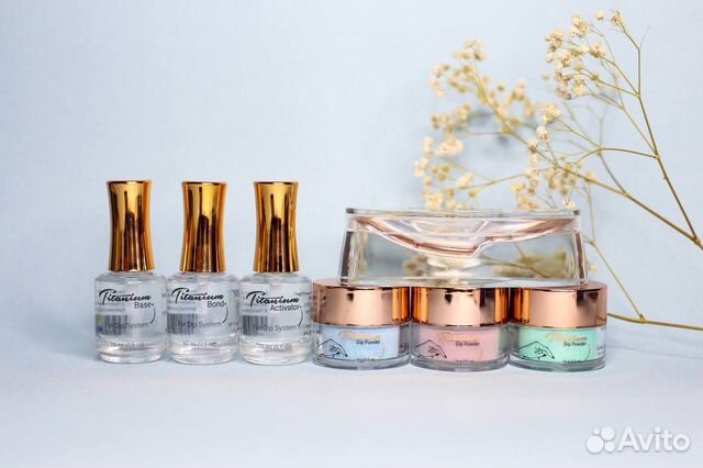 Маникюр с покрытием порошок(без лампы,дип система)