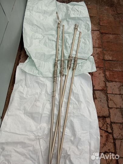 Карнизы для штор двухрядный металлический